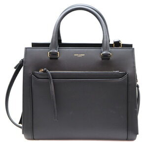 SAINT LAURENT Eastside Handbag Shoulder Bag Leather Black